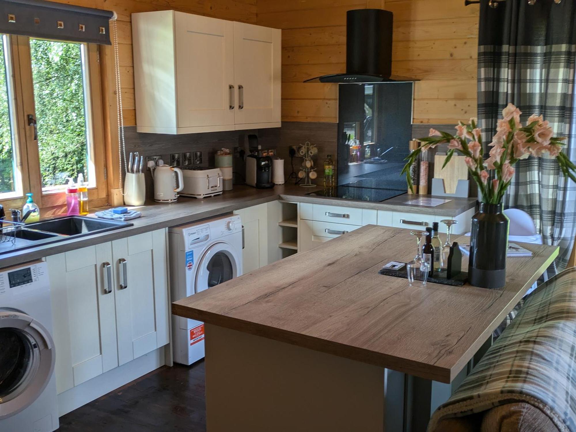 Rustic Lodge Retreat At Riverview Holiday Park Newcastleton Exteriér fotografie